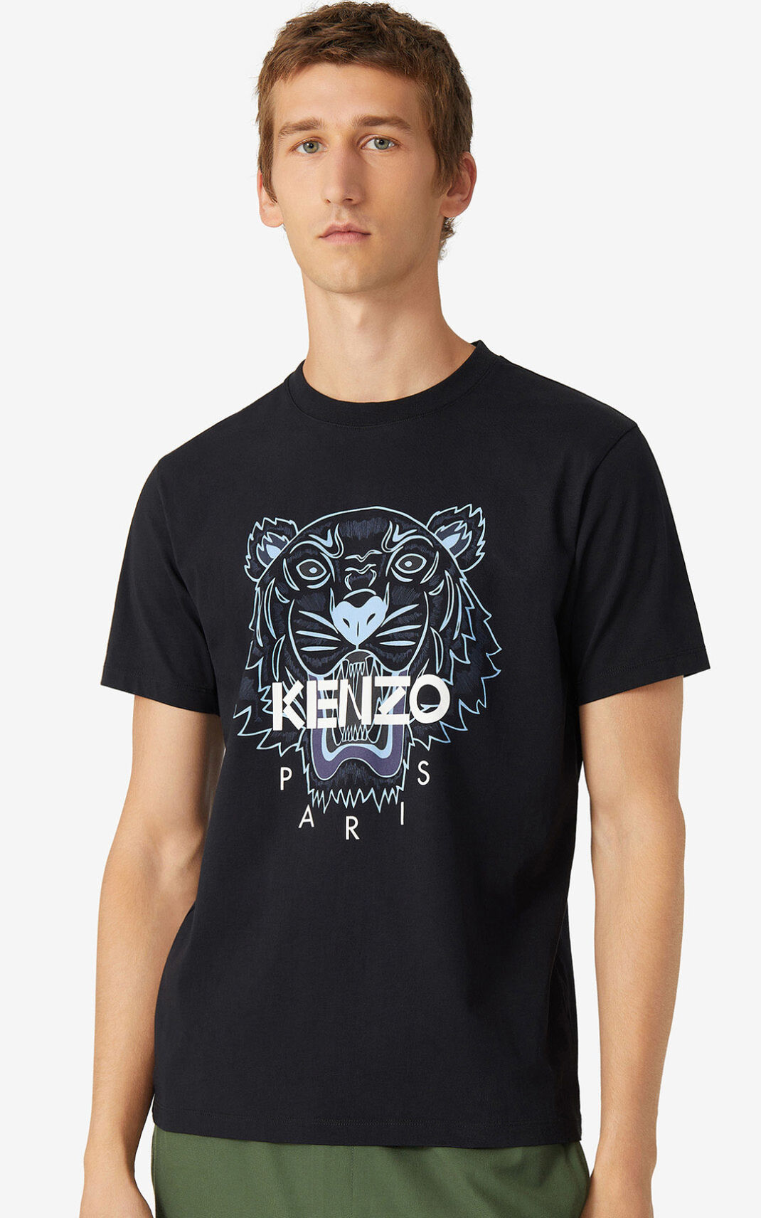 Kenzo Tiger μπλουζακια ανδρικα μαυρα | GR055052